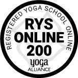 YogaFX Yoga Alliance RYT 200-hour registered school badge for the hybrid hot yoga teacher training